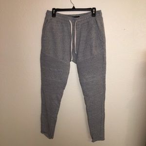 Pacsun motostyle zipper sweatpants sz M